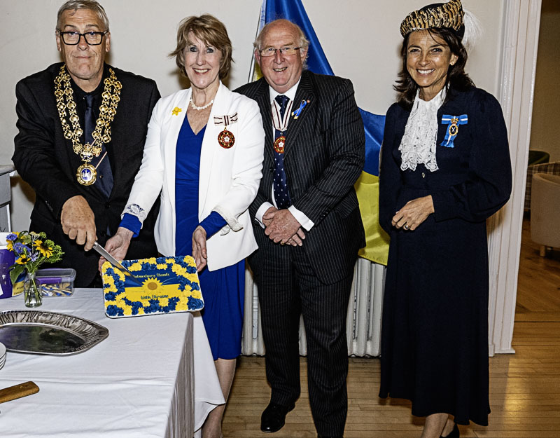 Malmesbury Stands with Ukraine - Ukraine Independence Day 