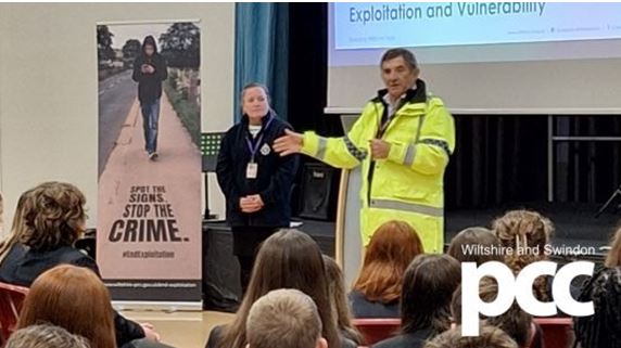 PCC raises awareness of child criminal exploitation in communities across Swindon