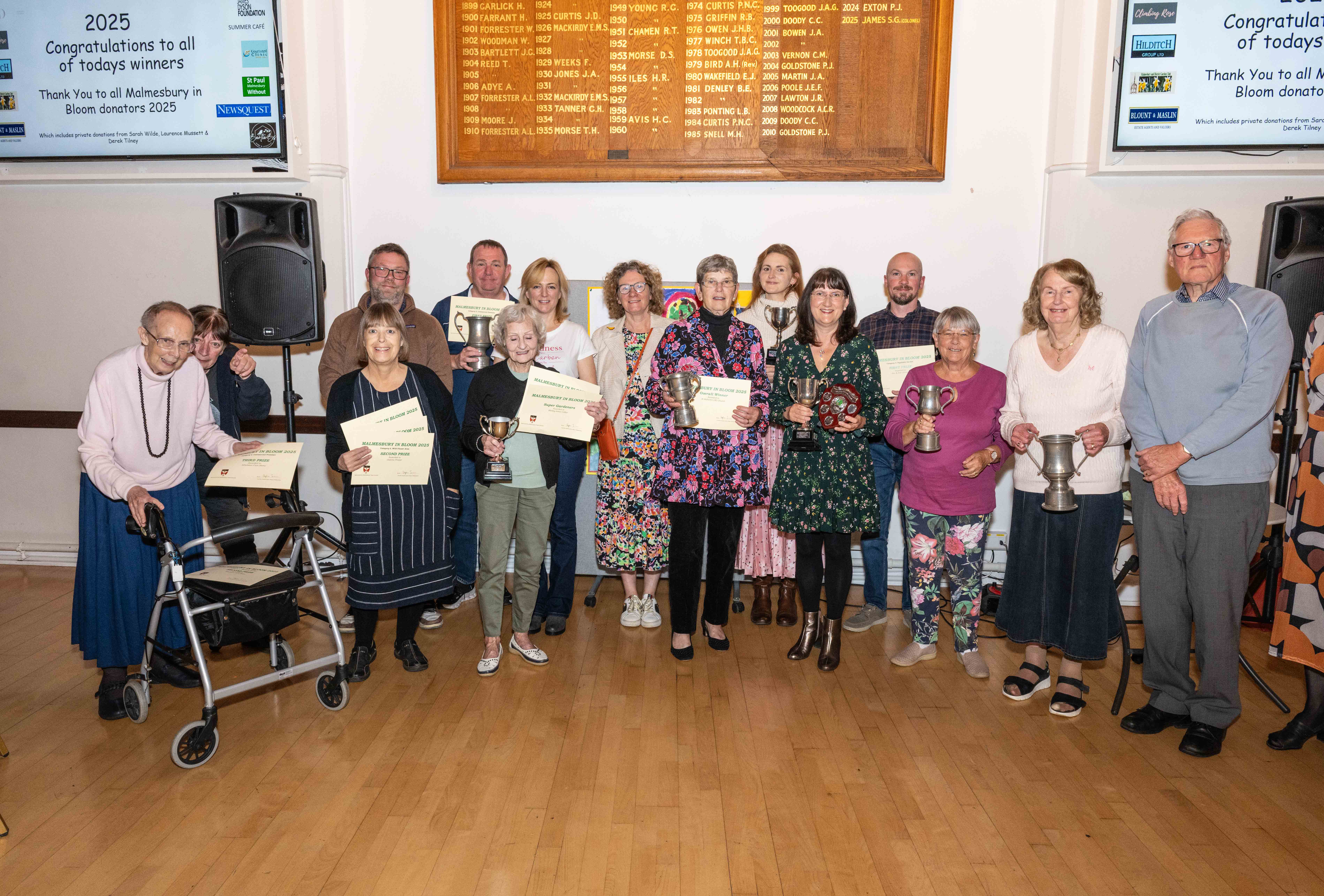 MALMESBURY RESIDENTS AWARDED FOR THEIR BLOOMING WONDERFUL GARDENS