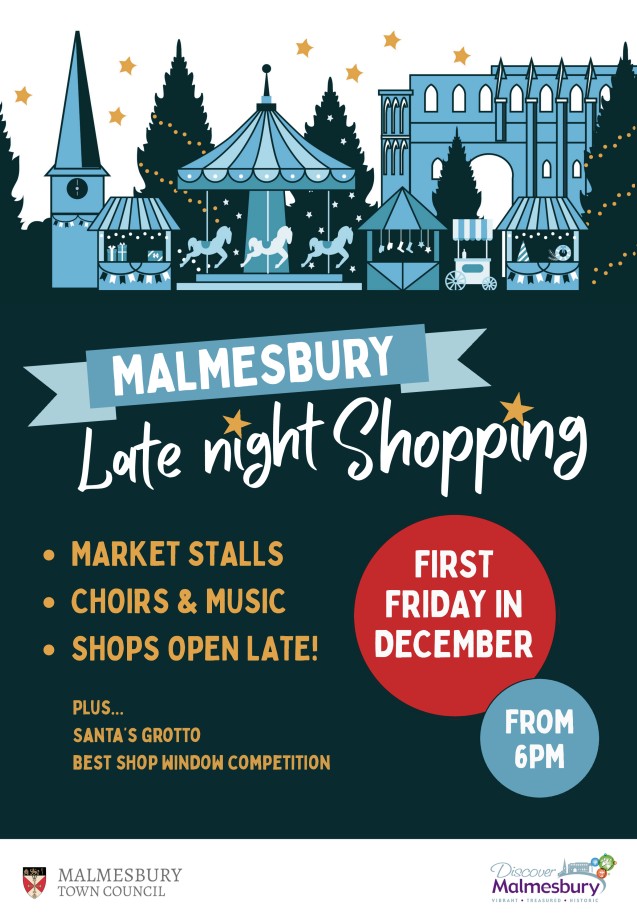 Malmesbury Christmas Late Night Shopping - Friday 5th December 2025