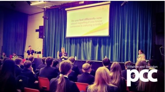 Wiltshire’s PCC says education is key to tackling knife crime as week of intensified operational activity commences