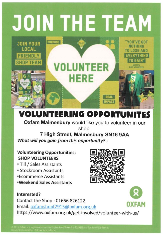 Join The Oxfam Team - Volunteering Opportunities
