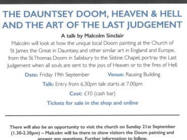 The Athelstan Museum talk - The Dauntsey Doom, Heaven & Hell & the art of the last judgement